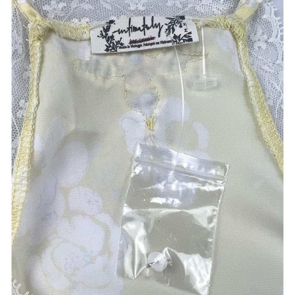 NWOT Free People Intimately Cami Lemon Custard Combo In Size M - Picture 8 of 8